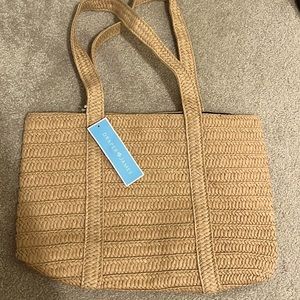 New Draper James Straw Bag